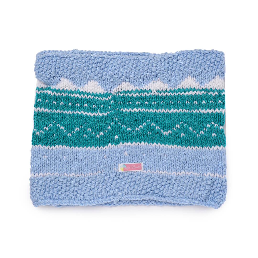 Double-Knit Cap and Neck Warmer Set - 2528