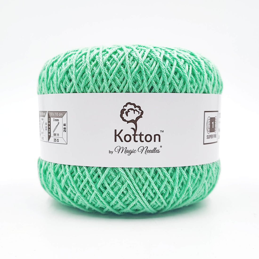 Kotton 4 ply Cotton Yarn 150 g - Light Green 26