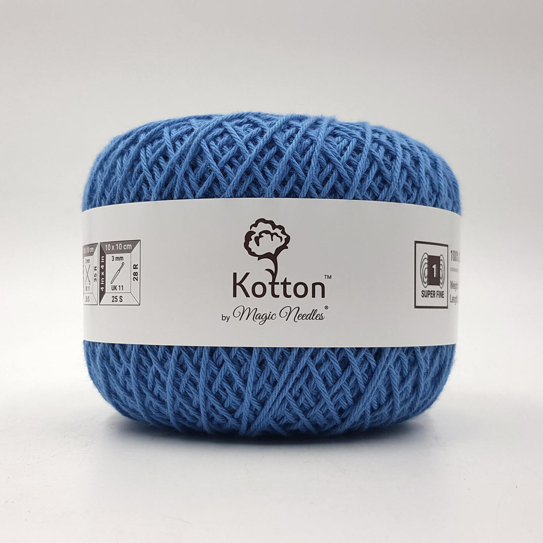 Kotton 4 ply Cotton Yarn 150 g - Sky Blue 28