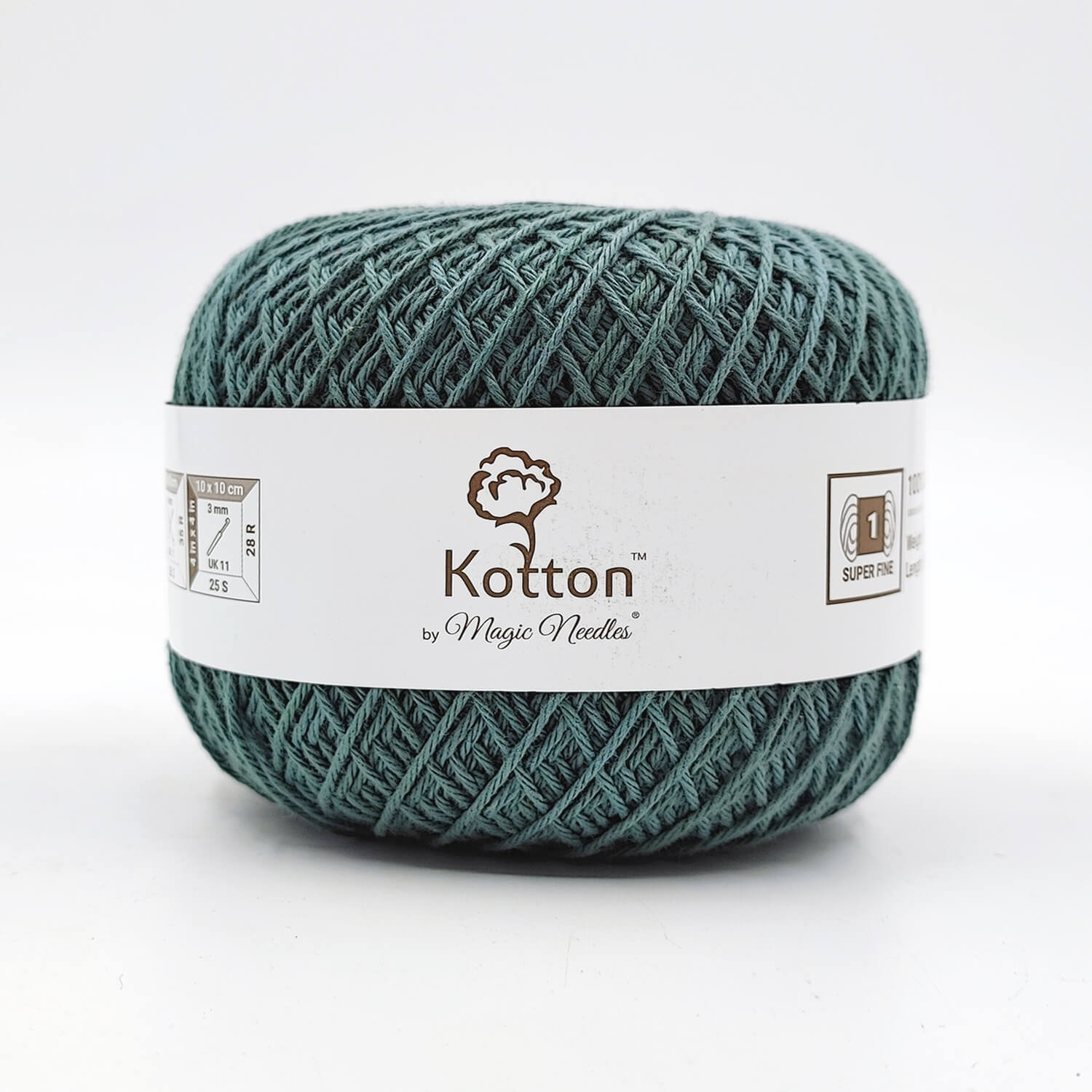 Kotton 4 ply Cotton Yarn 150 g - Military Green 33
