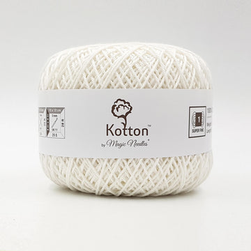 Kotton 4 ply Cotton Yarn 150 g - Off White 37