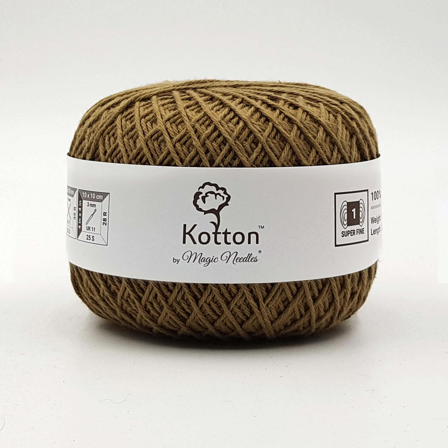 Kotton 4 ply Cotton Yarn 150 g - Just Brown 48