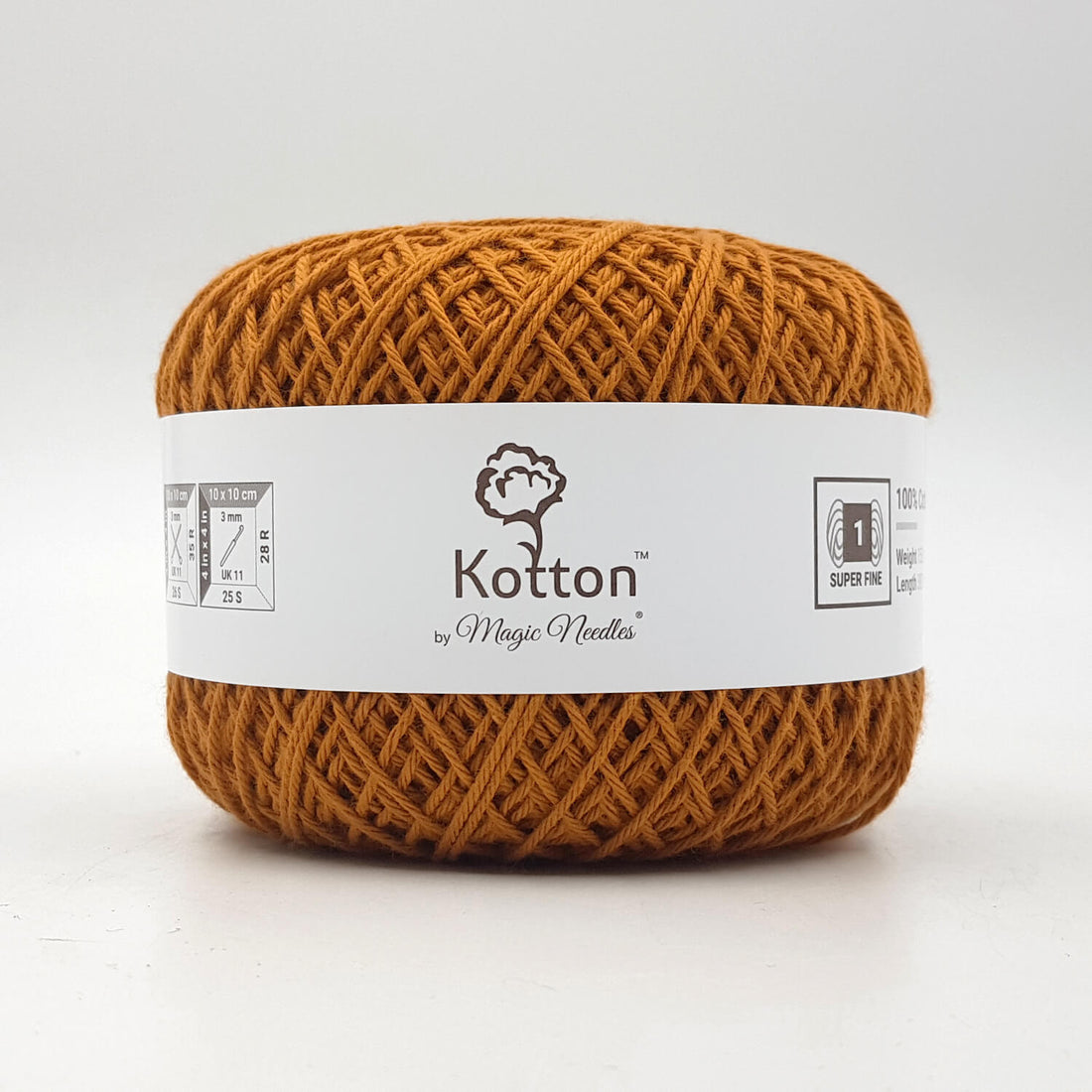 Kotton 4 ply Cotton Yarn 150 g - Gold 50