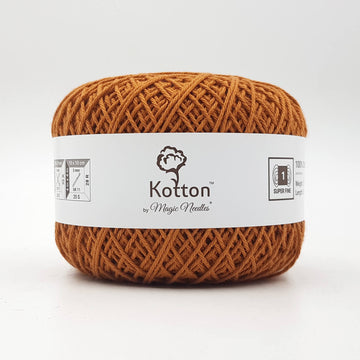 Kotton 4 ply Cotton Yarn 150 g - Peach Brown 52