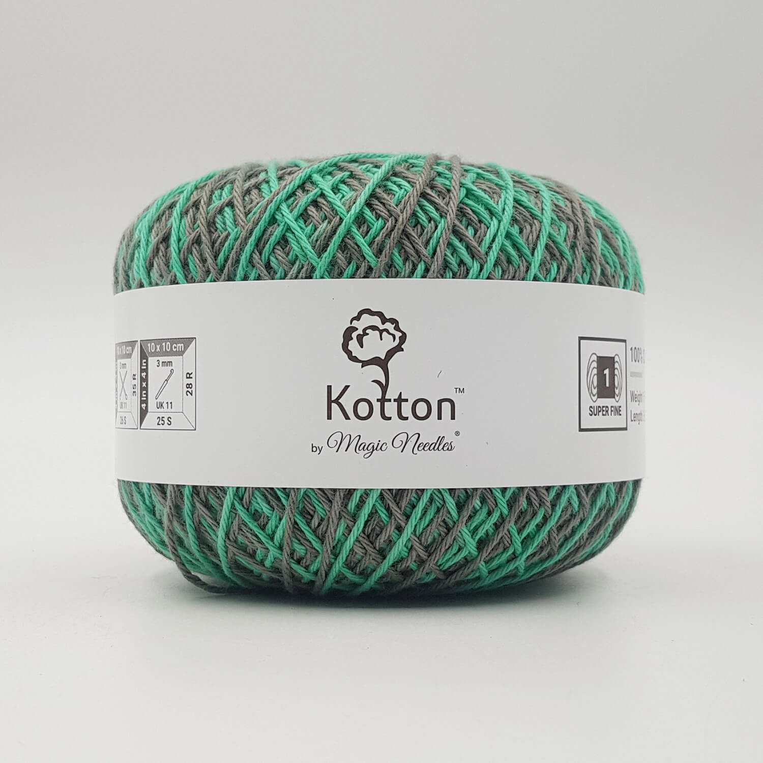 Kotton 4 ply Cotton Yarn 150 g - Multi Color 04