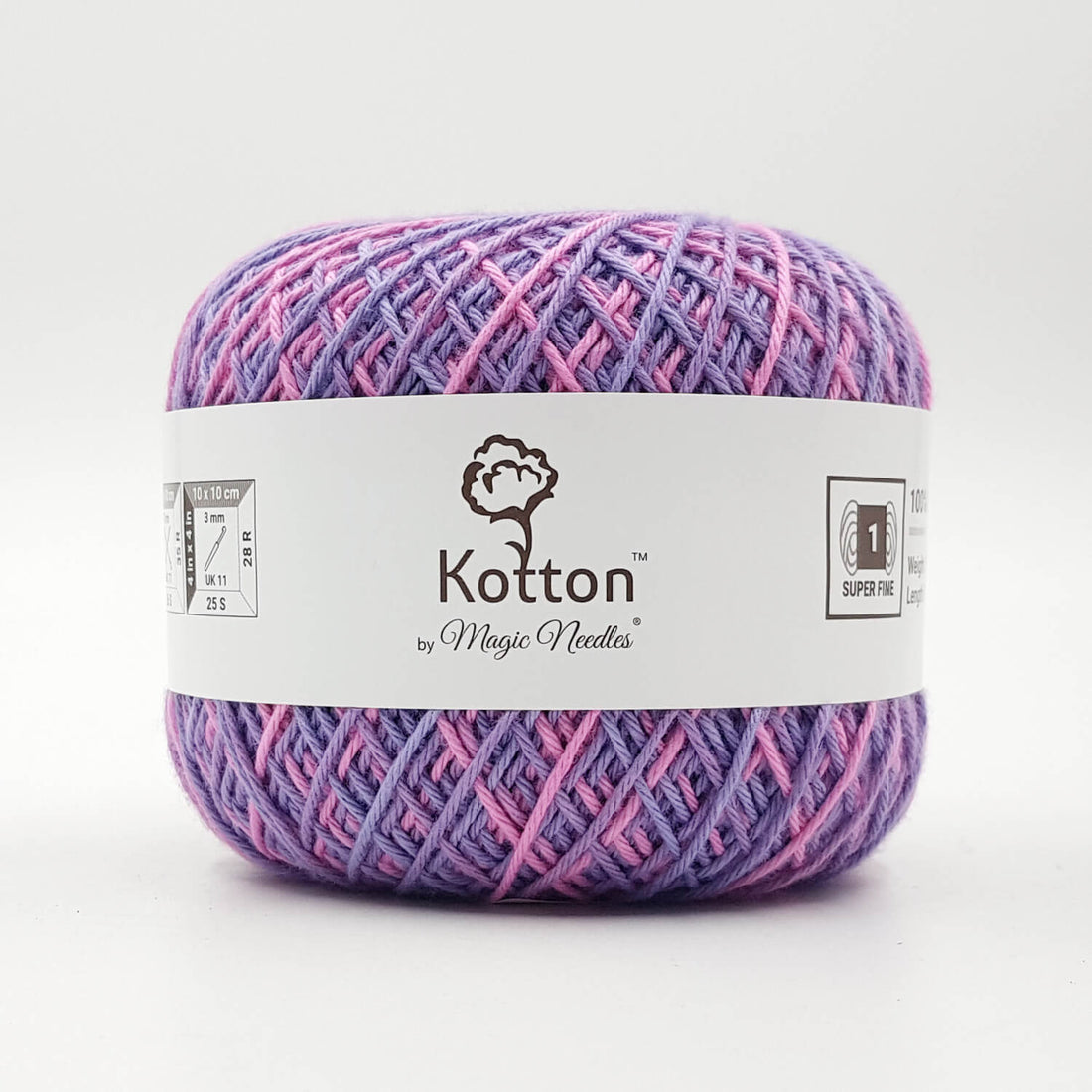Kotton 4 ply Cotton Yarn 150 g - Multi Color 15