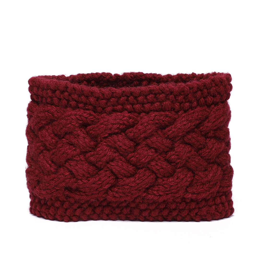 Criss-Cross Headband - Maroon 3012