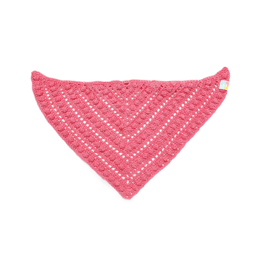 Crochet Bandanna - Fuchsia 2974