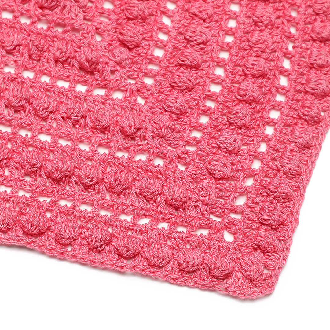 Crochet Bandanna - Fuchsia 2974