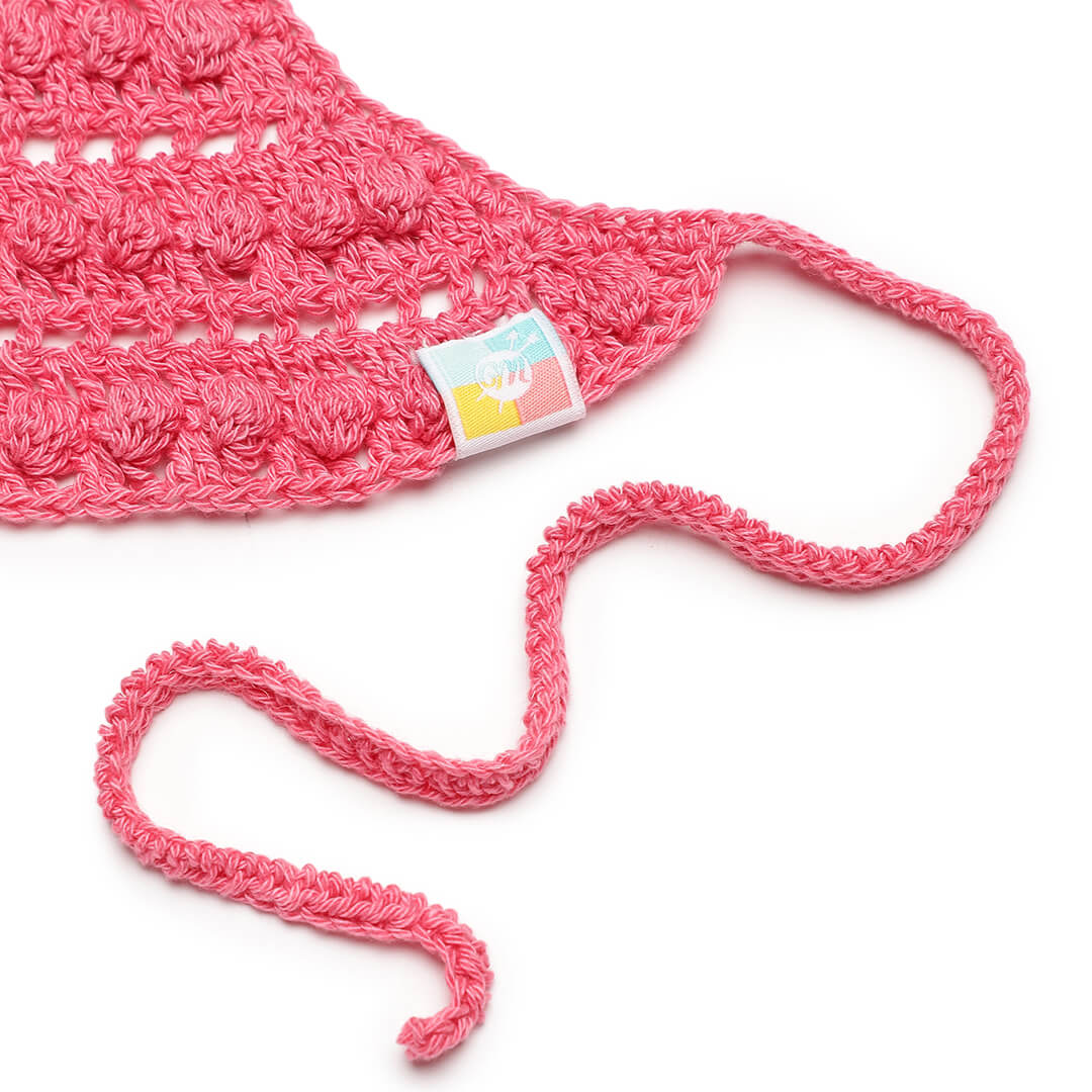 Crochet Bandanna - Fuchsia 2974