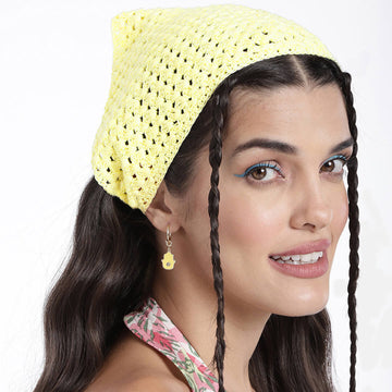 Crochet Bandana - Yellow 2973