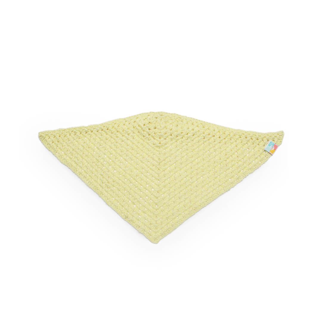 Crochet Bandanna - Yellow 2973