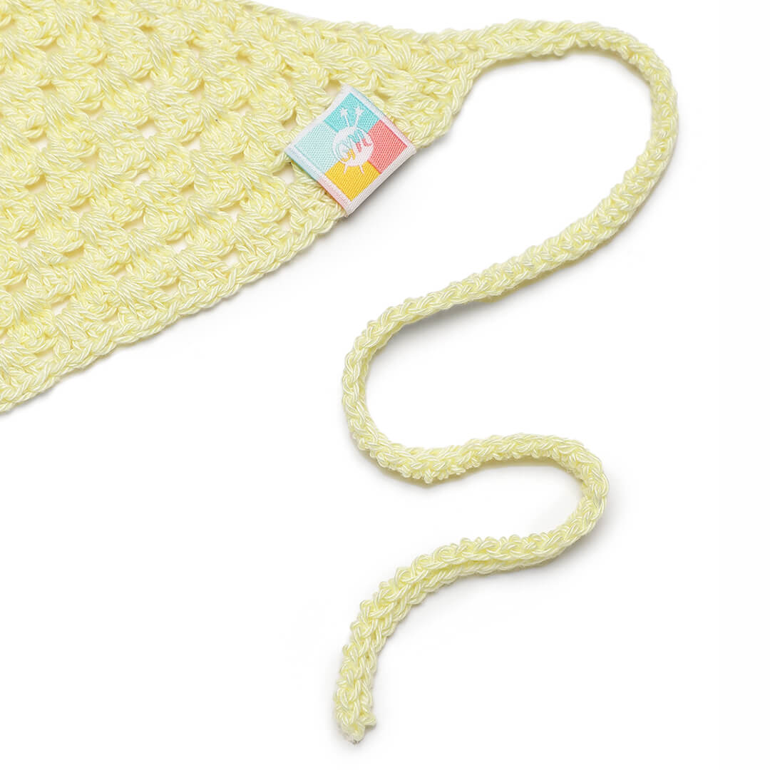Crochet Bandanna - Yellow 2973