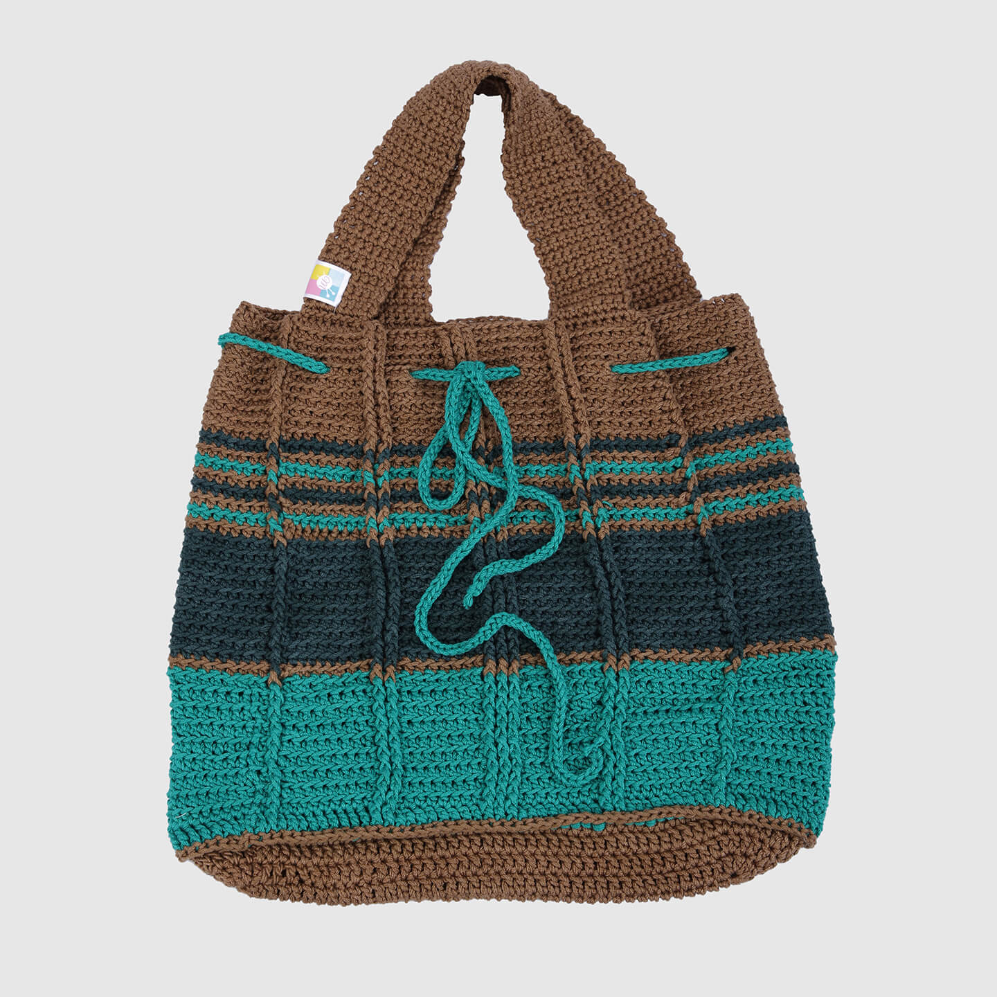 Handmade Crochet Bag - Multi Color 3129