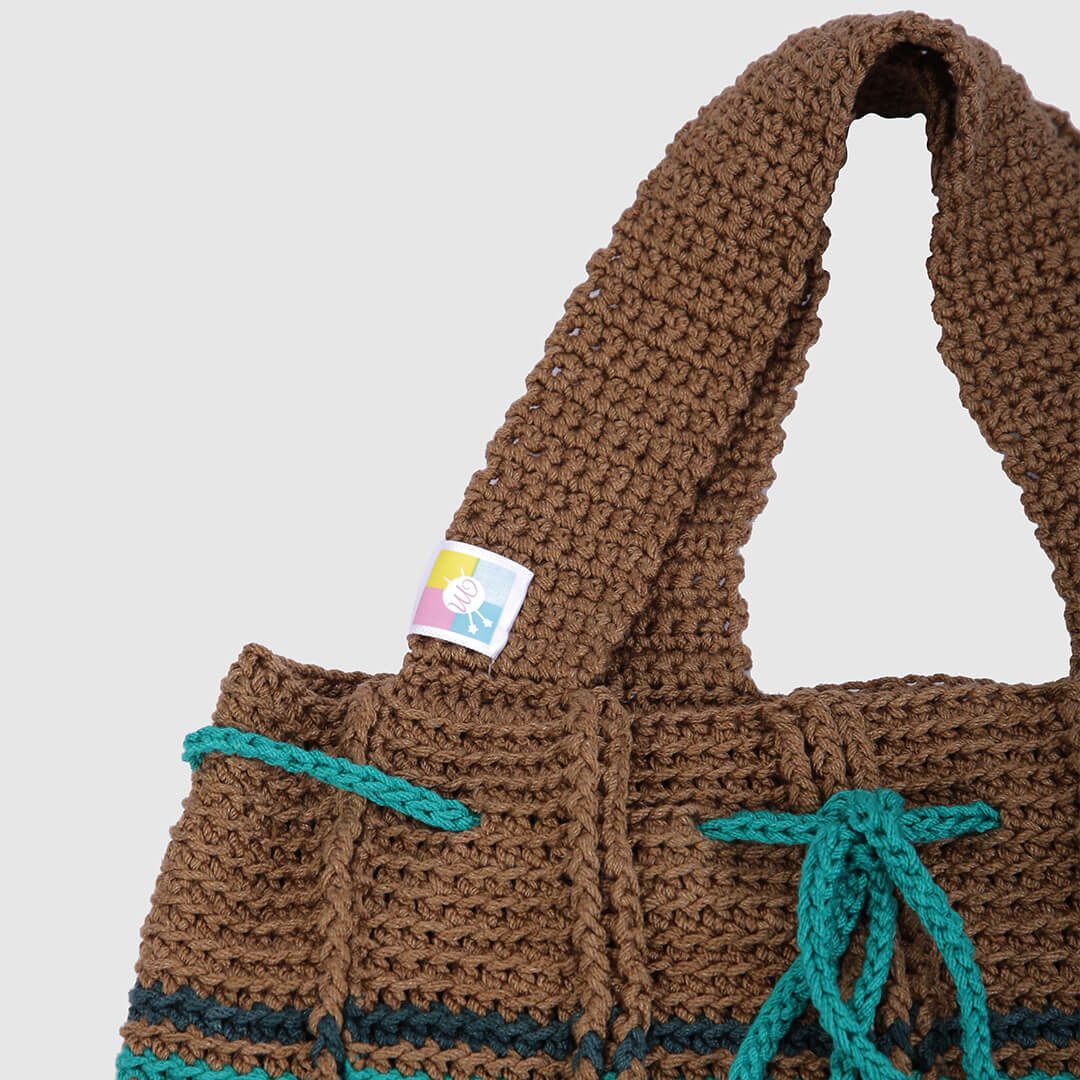 Handmade Crochet Bag - Multi Color 3129