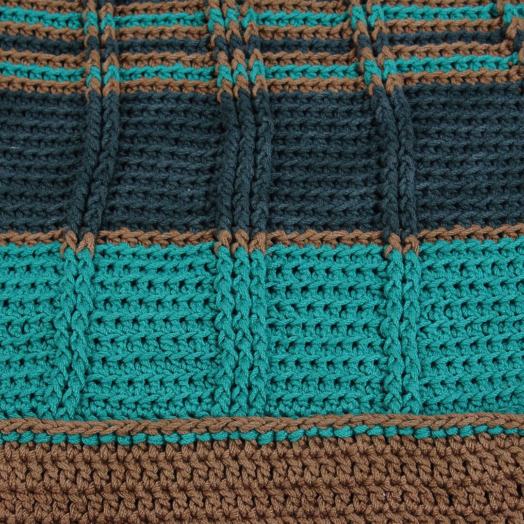 Handmade Crochet Bag - Multi Color 3129
