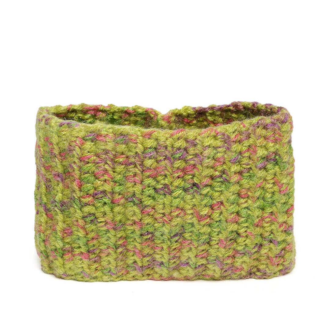 Crochet Woolen Headband - Multi Color 3037