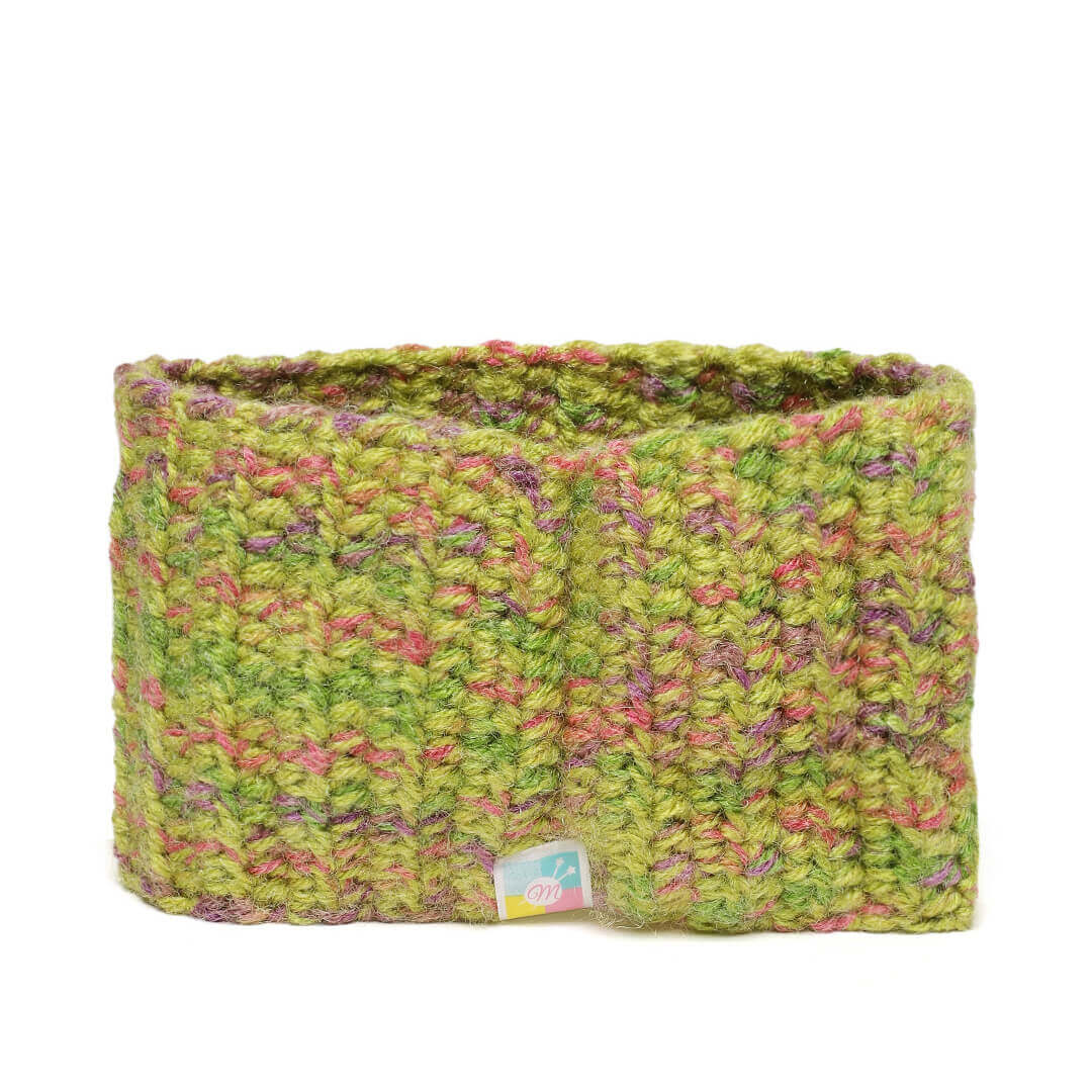 Crochet Woolen Headband - Multi Color 3037