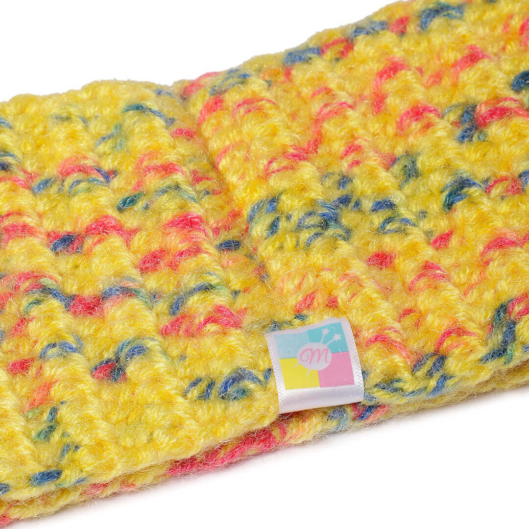 Crochet Woolen Headband - Multi Color 3038
