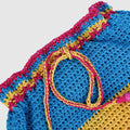 Handmade Crochet Backpack - Multi Color 3135