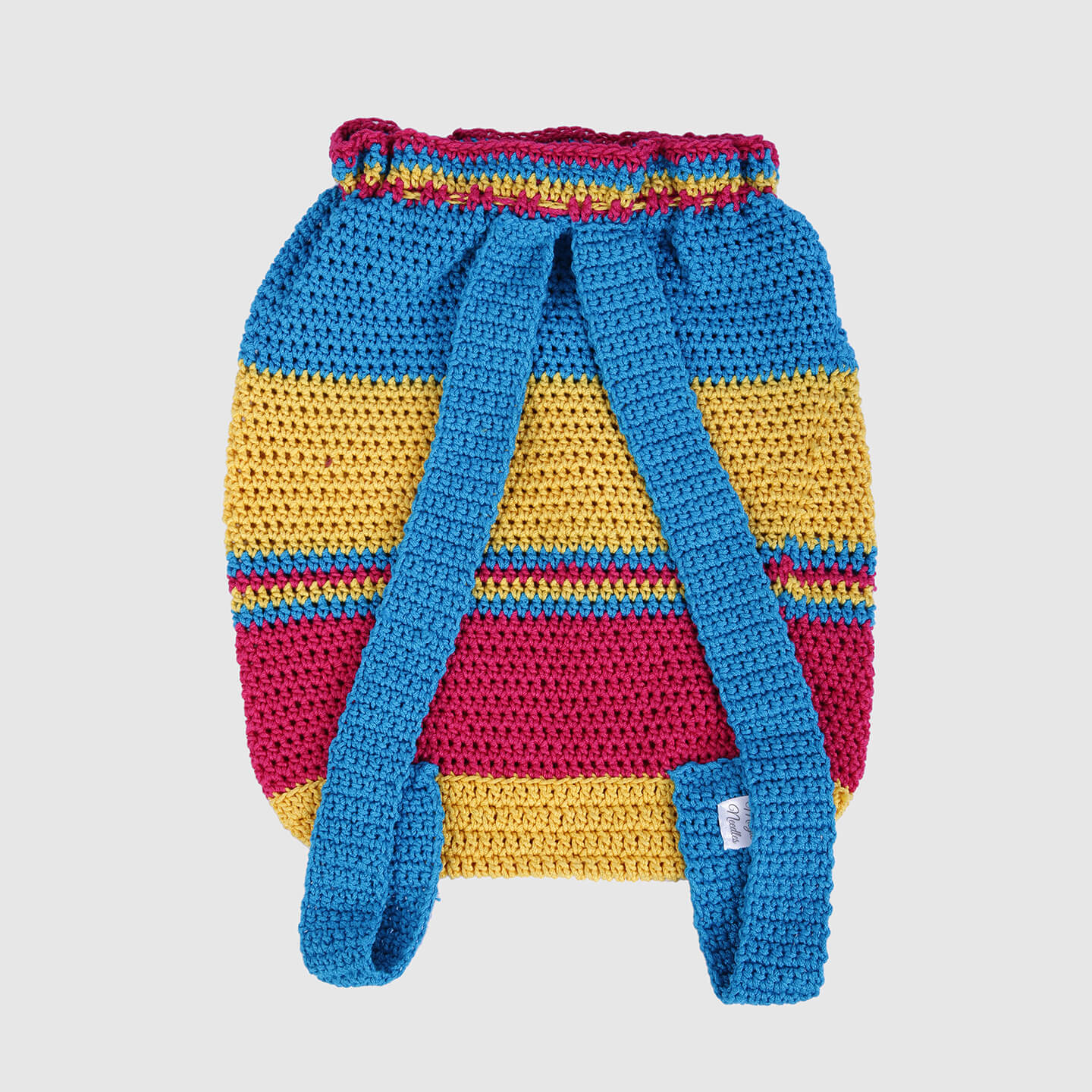 Handmade Crochet Backpack - Multi Color 3135