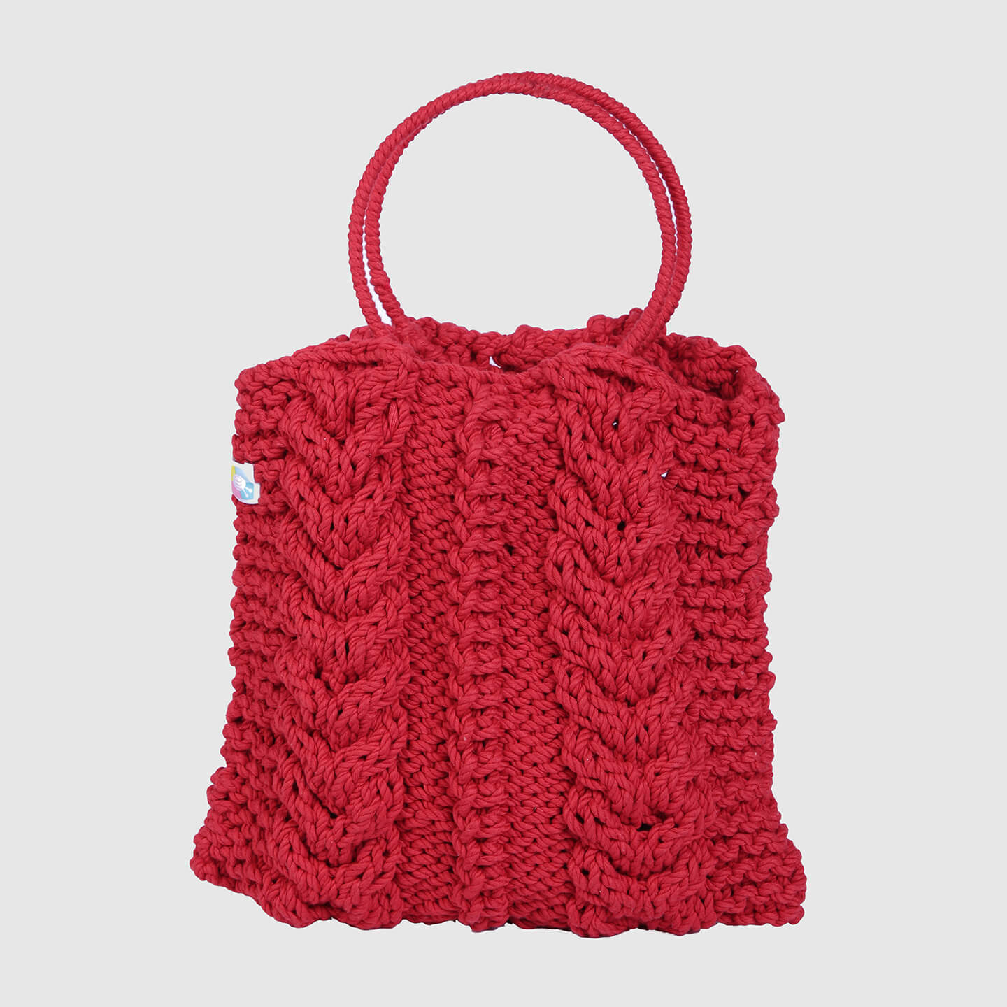 Handmade Crochet Bag - Red 3128