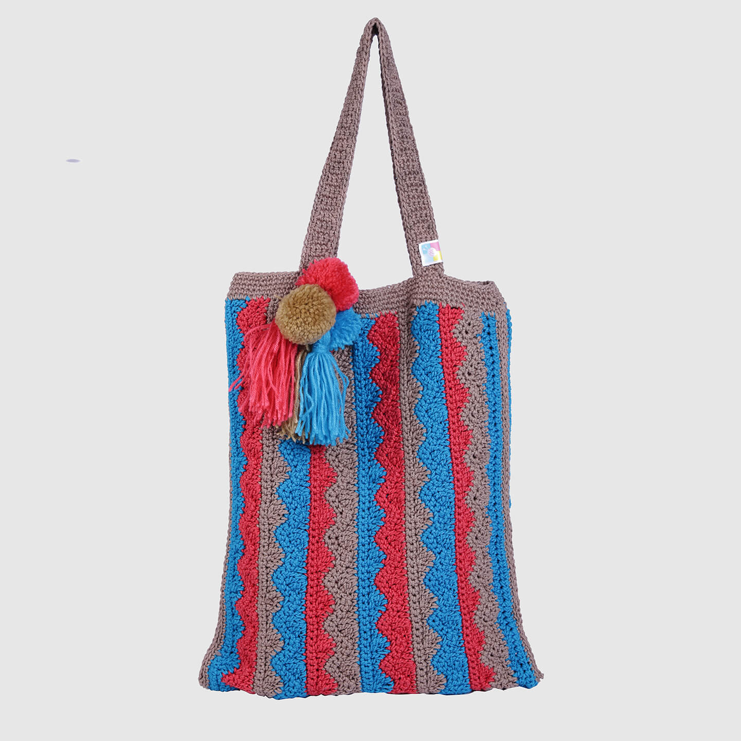 Handmade Crochet Bag - Multi Color 3116