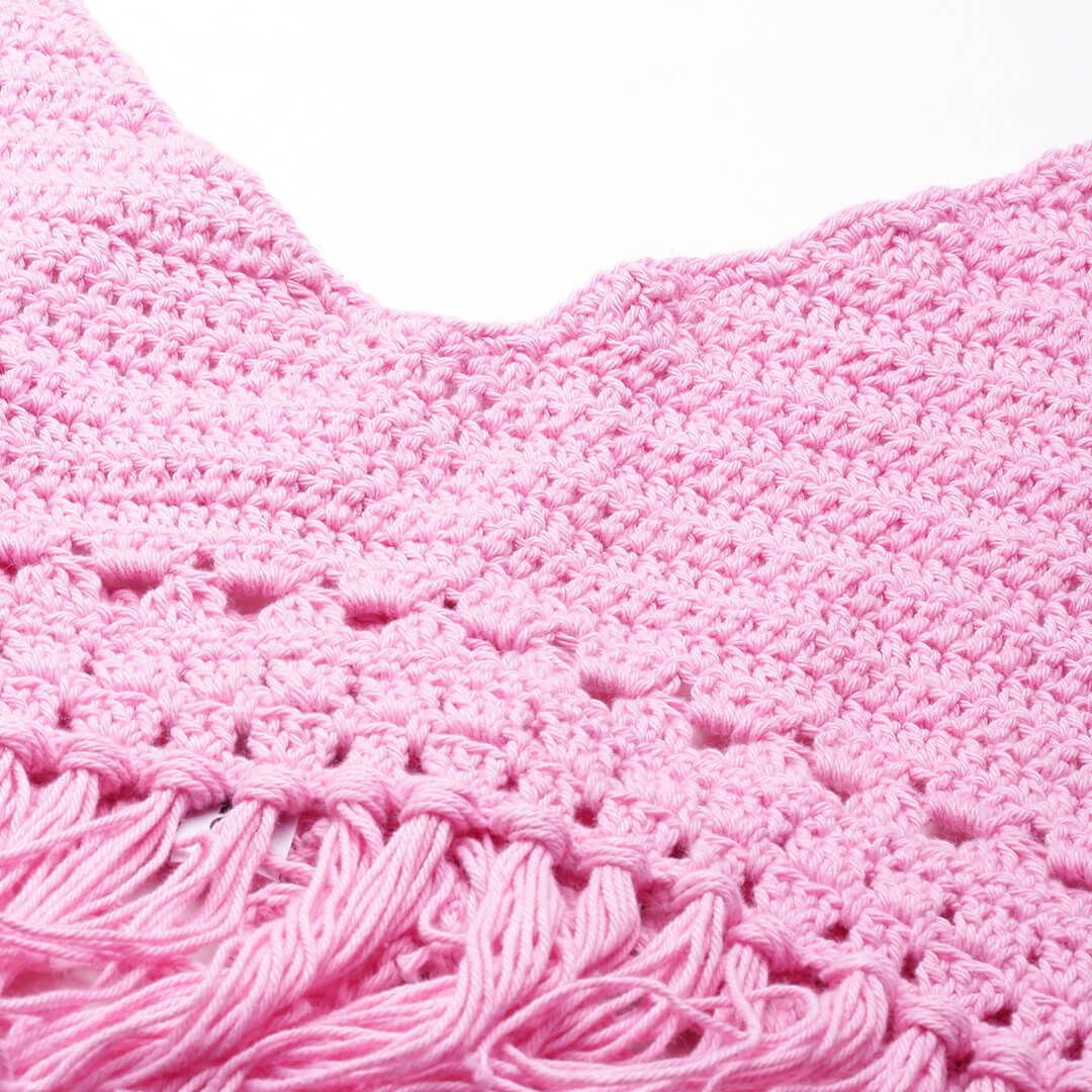 Cotton Bralette Tie Back Top - Pink 3165