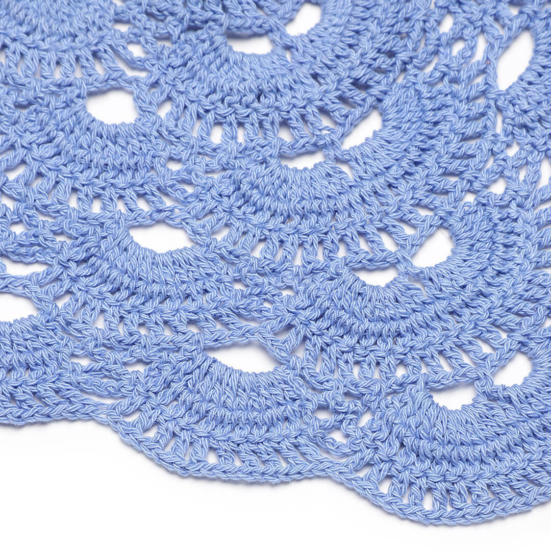 Crochet Bandanna - Blue 2972