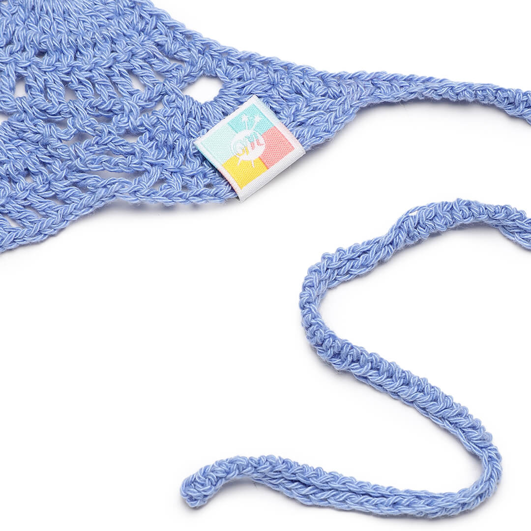 Crochet Bandanna - Blue 2972