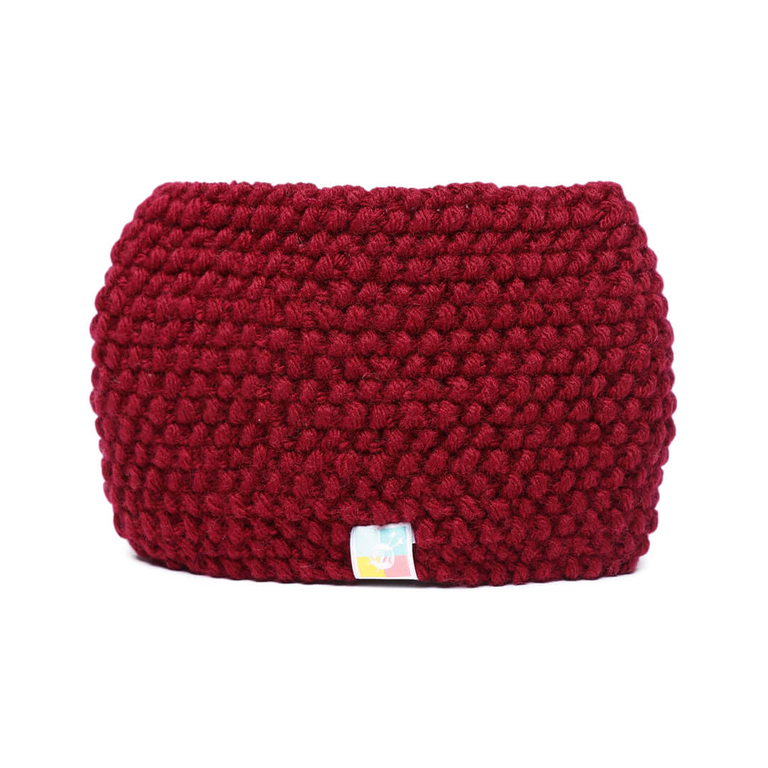 Bow Headband - Maroon 51