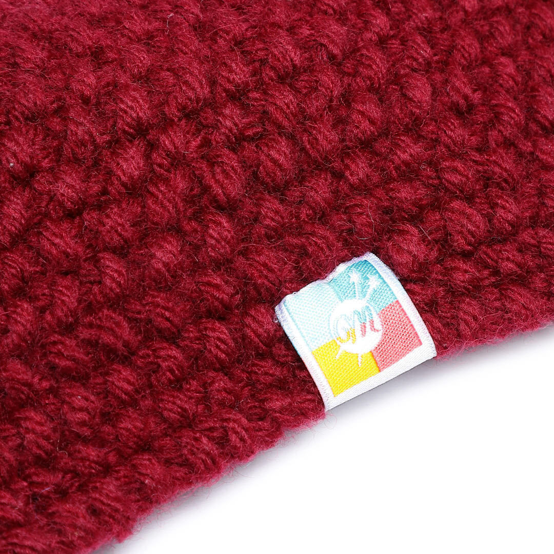 Bow Headband - Maroon 51