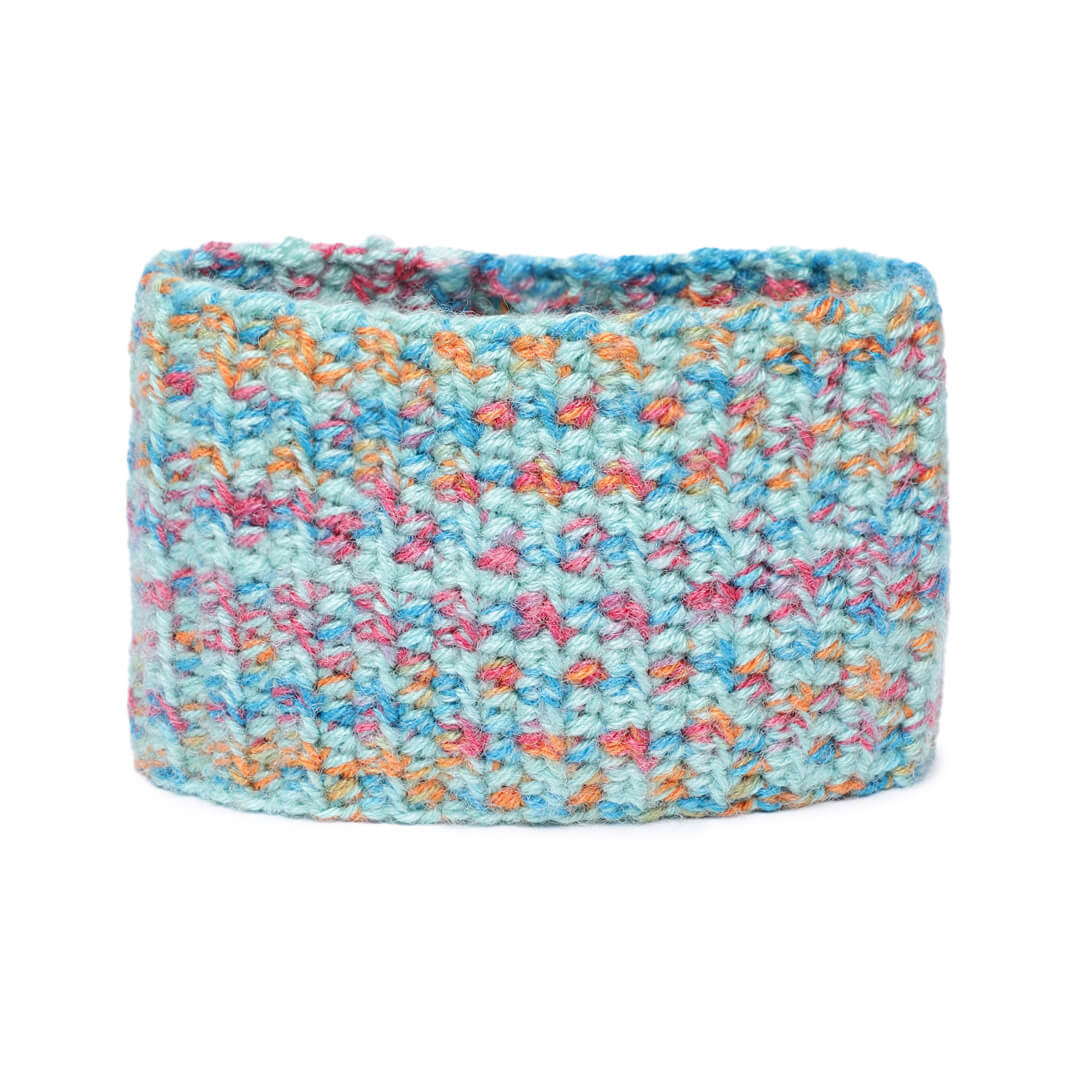 Crochet Woolen Headband - Blue 2970