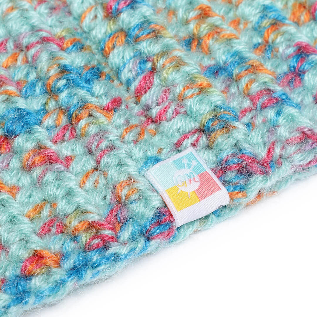 Crochet Woolen Headband - Blue 2970