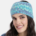 Crochet Woolen Headband - Turquoise Blue 2968