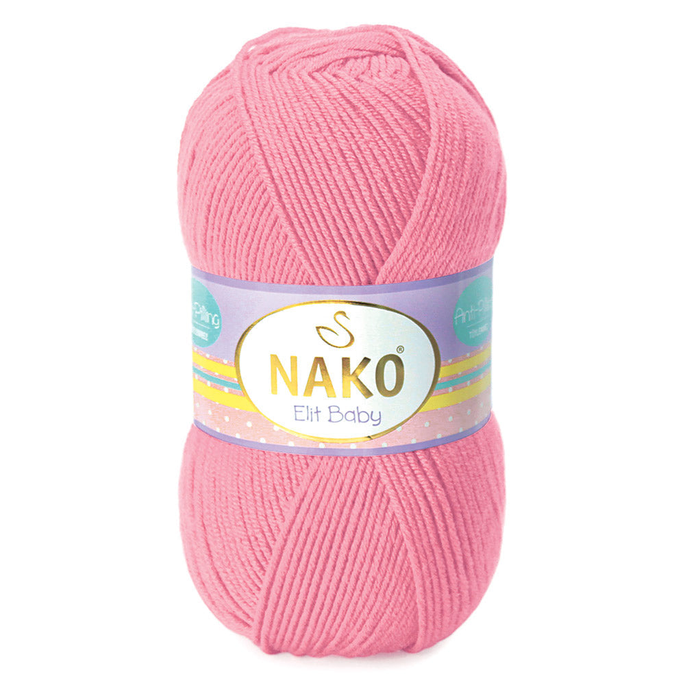 Nako Elit Baby Yarn - Pink 6837
