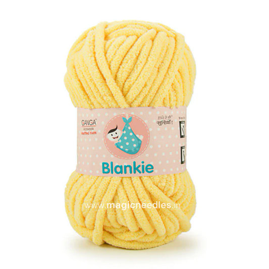 Ganga Blankie Yarn - Yellow BLK003