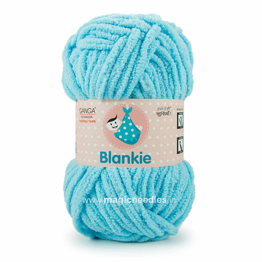 Ganga Blankie Yarn - Blue BLK018