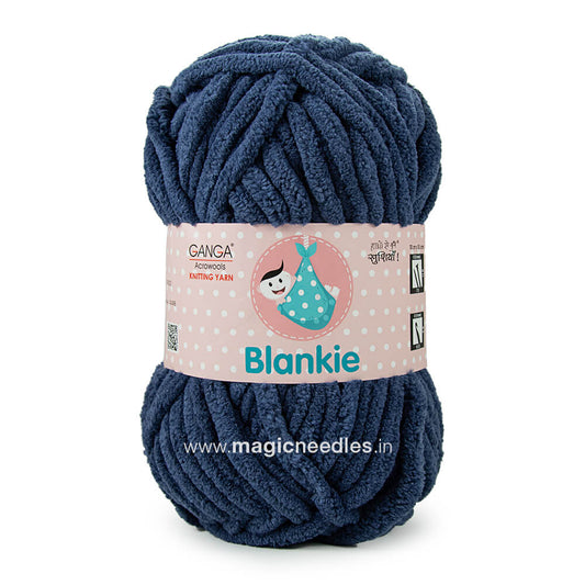 Ganga Blankie Yarn - Blue BLK033