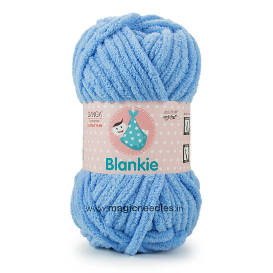 Ganga Blankie Yarn - Blue BLK019