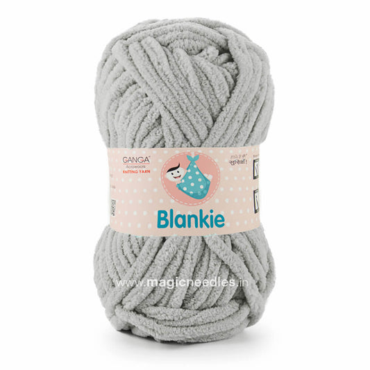 Ganga Blankie Yarn - Grey BLK021