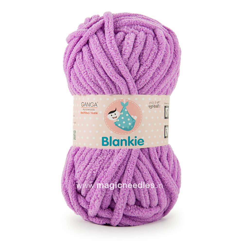 Ganga Blankie Yarn - Purple BLK032