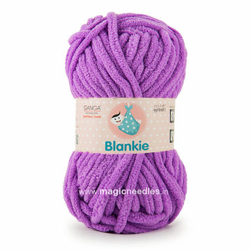 Ganga Blankie Yarn - Purple BLK034
