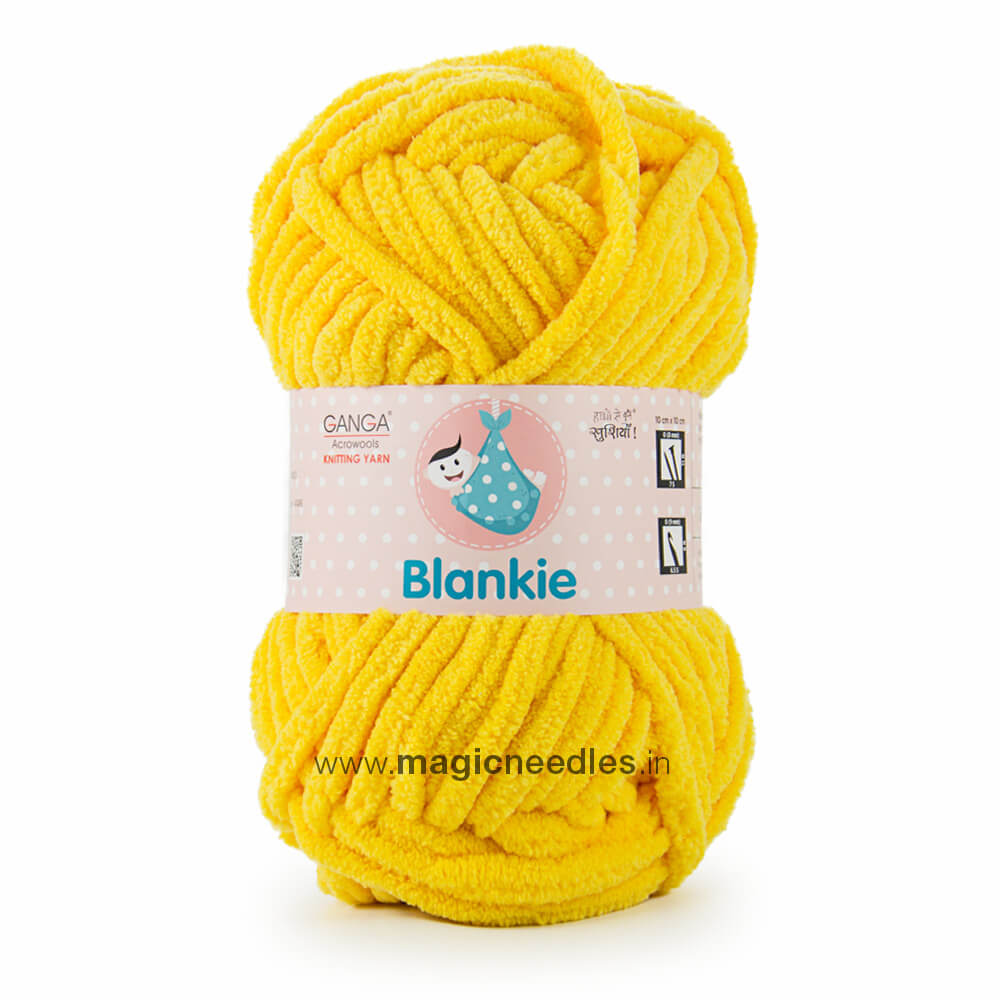 Ganga Blankie Yarn - Yellow BLK004