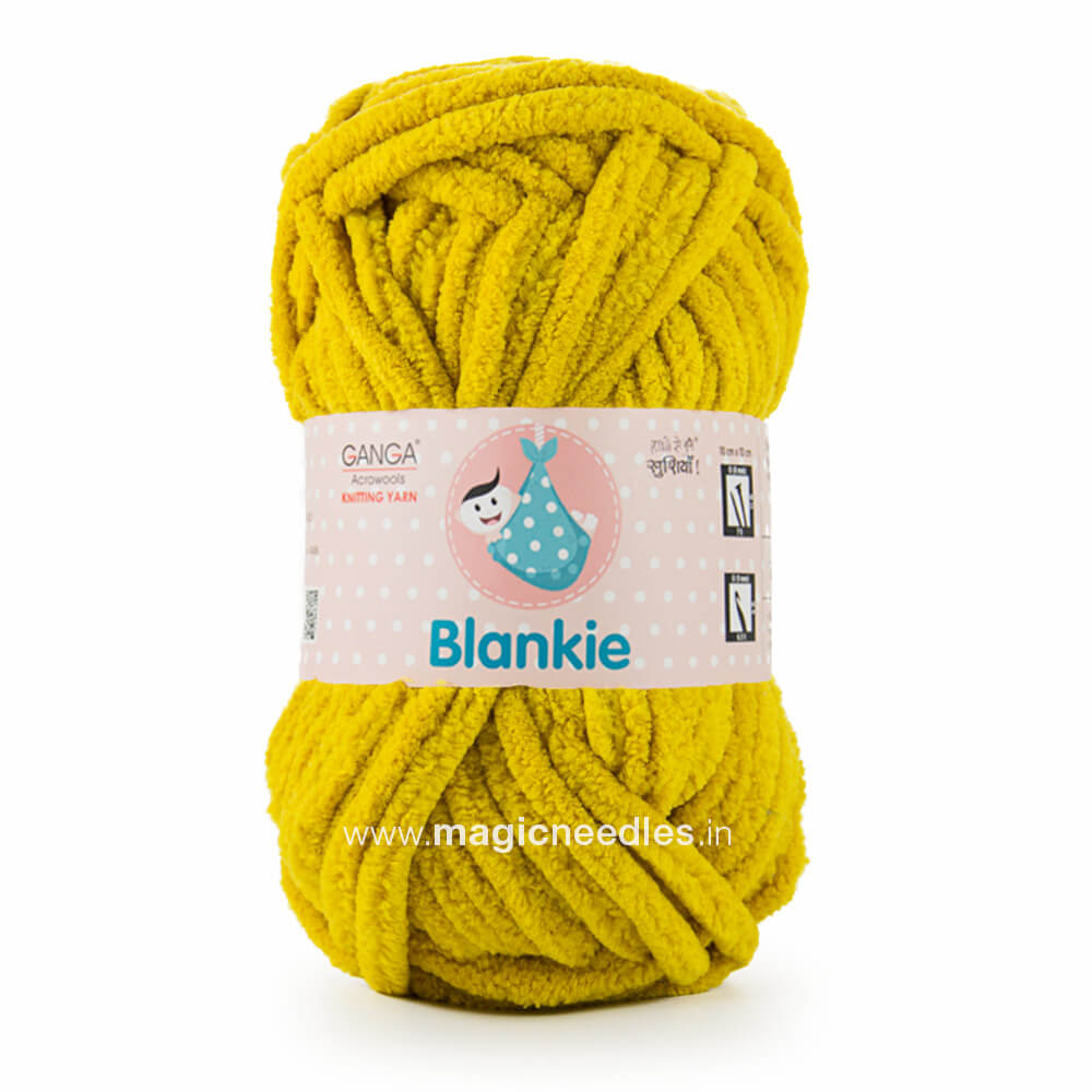 Ganga Blankie Yarn - Yellow BLK005