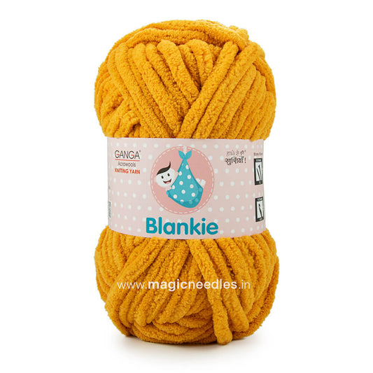 Ganga Blankie Yarn - Yellow BLK006
