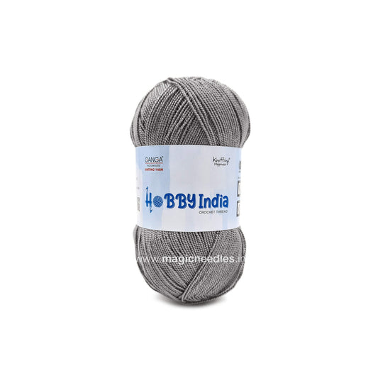 Ganga Hobby India Crochet Thread - Grey 03