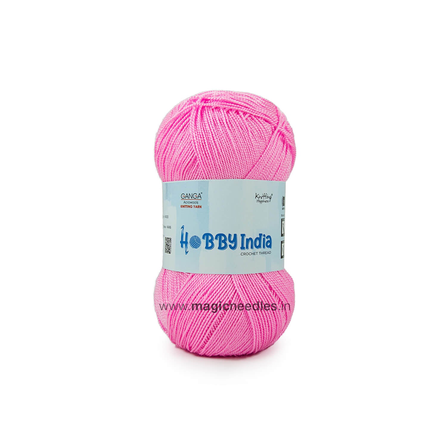 Ganga Hobby India Crochet Thread - Pink 64 - 63