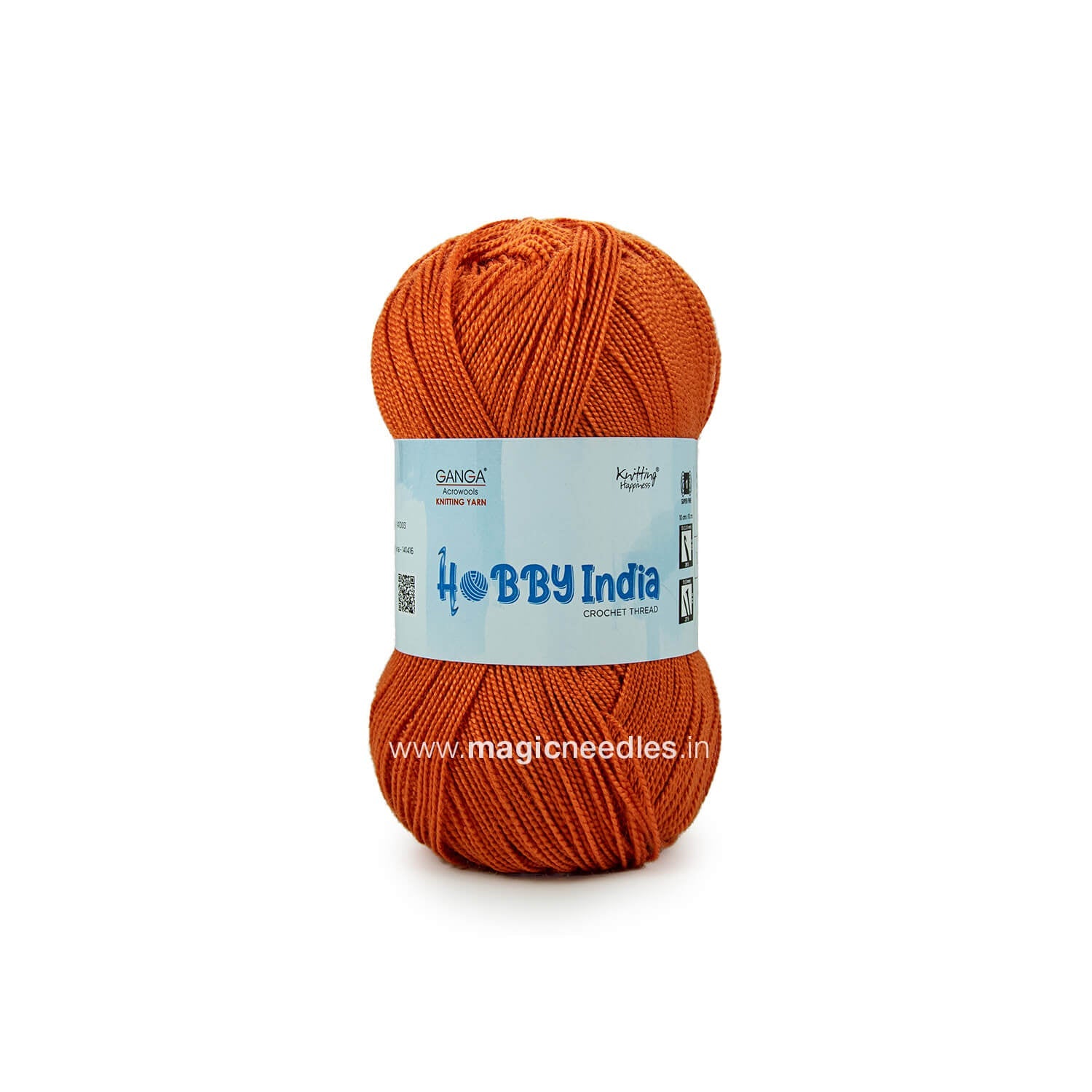 Ganga Hobby India Crochet Thread - Brick Red 08