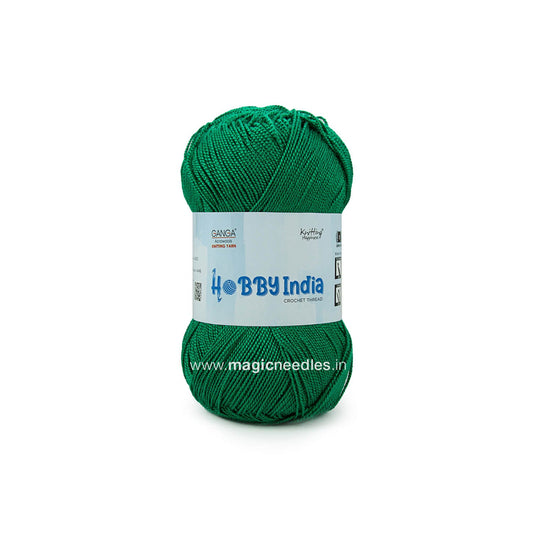 Ganga Hobby India Crochet Thread - Green 15